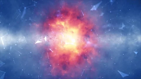 Dangerous digital technology netword looping animation Stock Footage 337572873