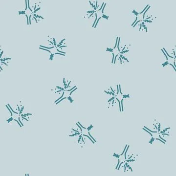 Dangerous electricity glyph vector seamless pattern Stock Illustration