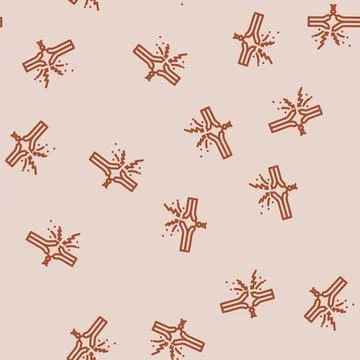 Dangerous electricity line vector seamless pattern 스톡 일러스트