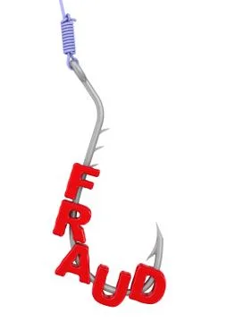 Dangerous fraud Illustration