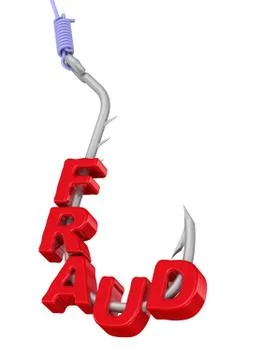 Dangerous fraud Illustrazione stock