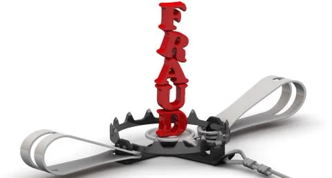 Dangerous fraud Ilustração Stock