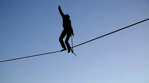 Tight Rope Stock Video Footage  Royalty Free Tight Rope Videos