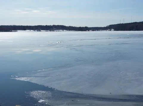 Dangerous ice Stock Photos