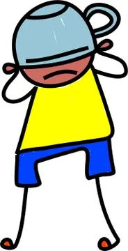 Dangerous Kid Stock-Illustration