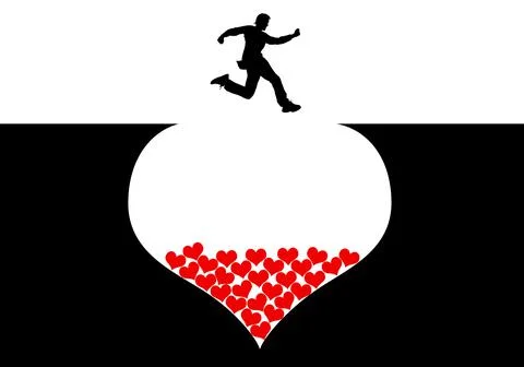 Dangerous love Stock Illustration