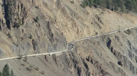 Dangerous Mountain Cliff Highway Видео 11880049