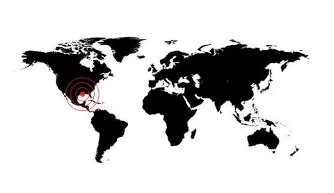 Dangerous occurrence in New Orlean Stock Illustration