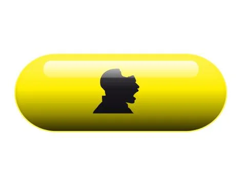 Dangerous pill Stock Photos