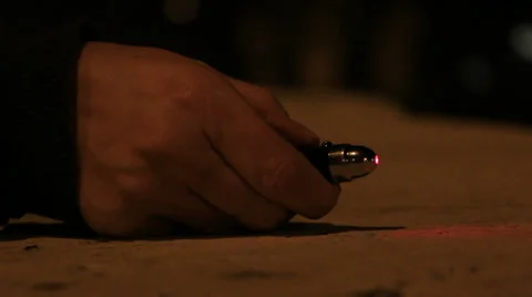 Dangerous, reckless laser light shone at plane Stock Footage 33935299