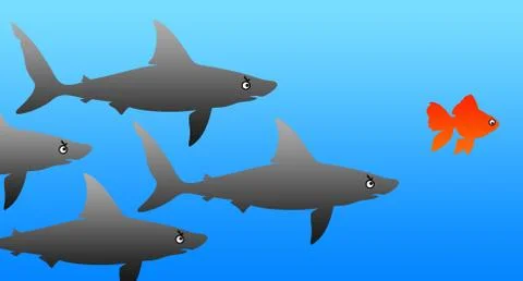 Dangerous situation Stock-Illustration