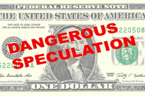Dangerous Speculation concept Stock Illustration