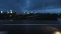 Dangerous takeoff of airplane with limited visibility, risk of accident, flight HD Footage