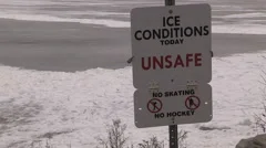 Thin Ice Warning Signs