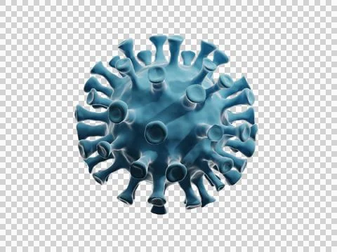 Dangerous virus under microscope, bacteria virus or germs microorganism cel.. Stock Illustration