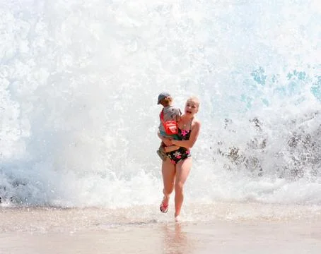 Dangerous waves Stock-Fotos