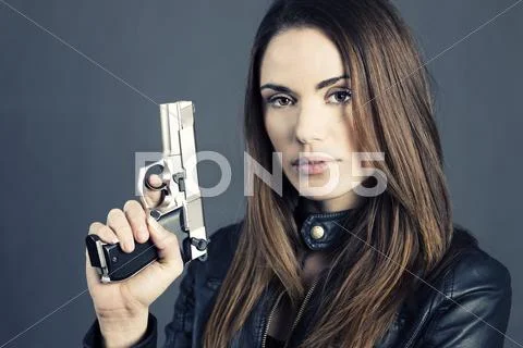 Dangerous woman Stock Photos