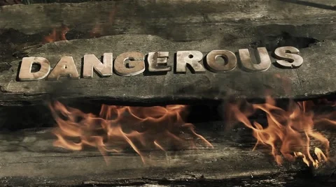 Dangerous Word Video stock 51252564