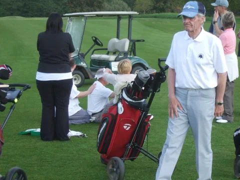 The dangers of golf Stock Photos