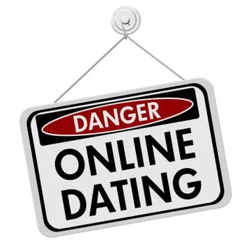 Dangers of online dating Stock Illustration