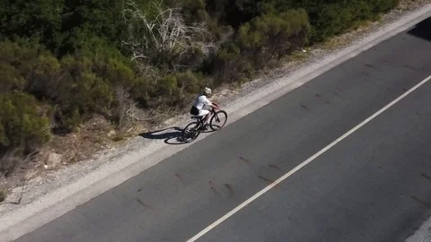 Dangers of Road Cycling Stock Footage 75876254