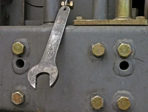 Dangling spanner Stock Photos