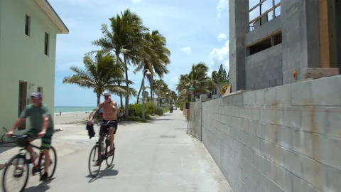 Dania Beach FL August 2020 shot in 6k Stock Footage 138338205