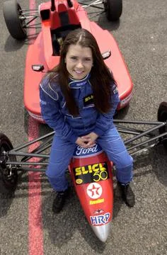 Danica Patrick 19 Year Old Racing Driver. Picture Graham Chadwick Stock Photos