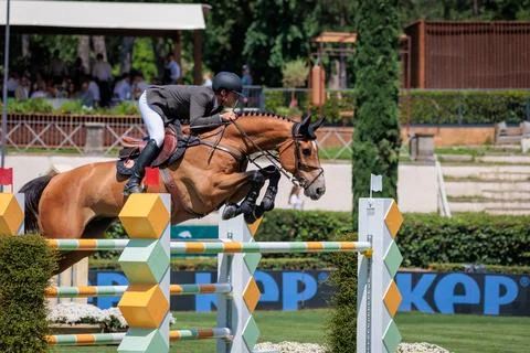 Daniel Bluman (ISR) during the 90 CSIO ROMA 2023 Stock Photos