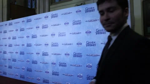 Daniel Portman at UK Game Of Thrones Season 4 Premiere Stock Footage 67233788