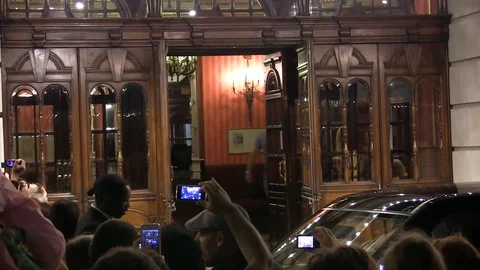 Daniel Radcliffe and fans Stock Footage 106888337