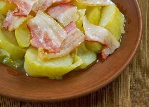 Danish Apple Pork Foto stock