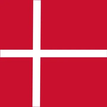 Danish flag Stock Illustration