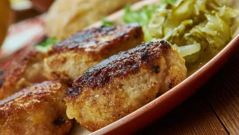 Danish Frikadeller 写真素材