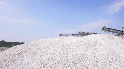 Danish limestone quarry Stock-Footage 99488647