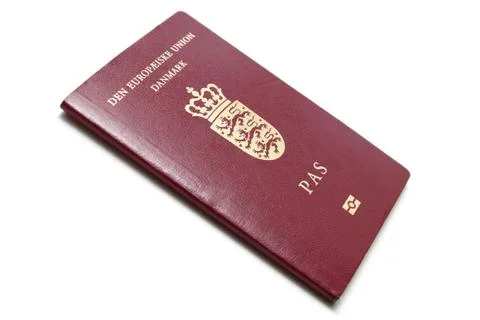 Danish passport Stock Photos