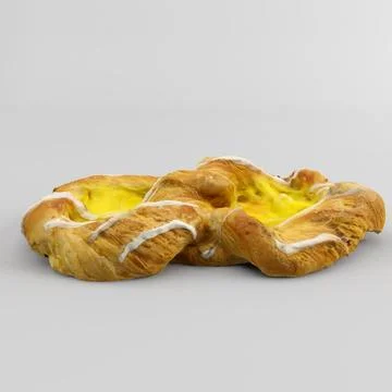 Danish Pastry 3D Model