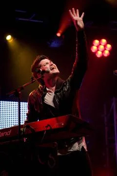  Danny O Donoghue of The Script performing live at BBC Radio 1 s Big Weeke... Stock Photos