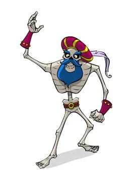 Danse macabre. duke bluebeard. Illustrazione stock
