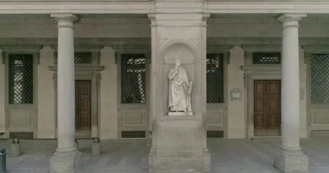Dante Alighieri Statue Stock Footage 148167807