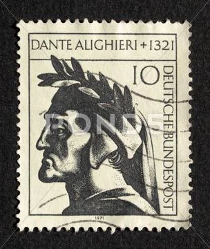 Dante stamp Stock Photos