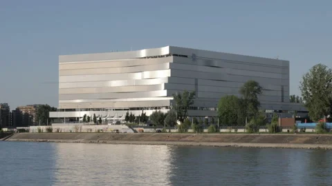 Danube Arena in Budapest Stock Footage 218602131