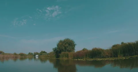 Danube Channels Navigation Stock Footage 162014728
