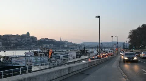 Danube coast Stock Footage 10825468