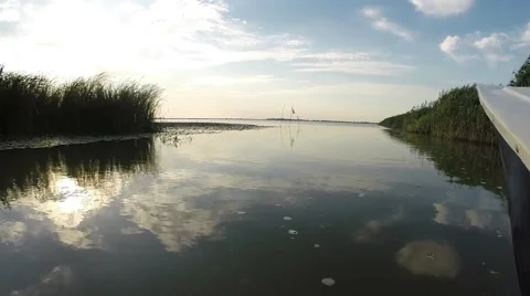 Danube Delta landscape Stock Footage 53412795