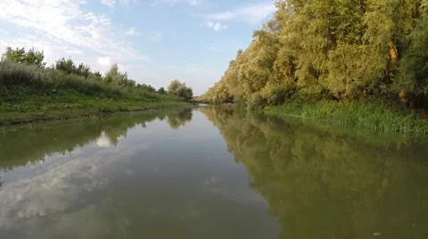 Danube Delta landscape Stock Footage 53413831