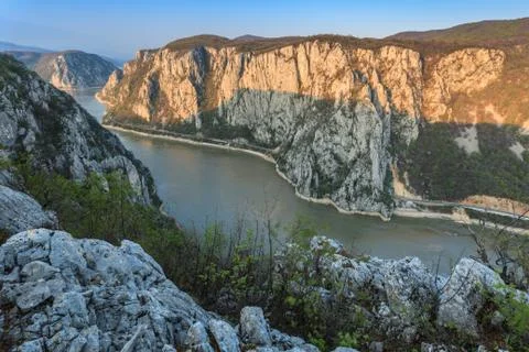 The danube gorges Stock Photos
