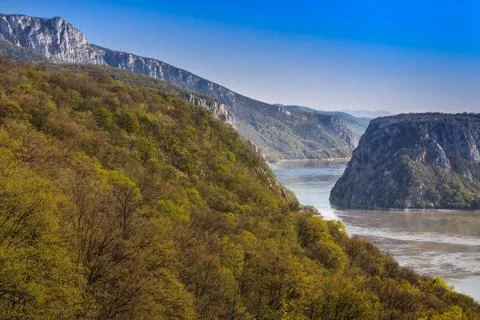 The danube gorges Stock Photos