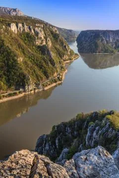 The danube gorges Stock Photos