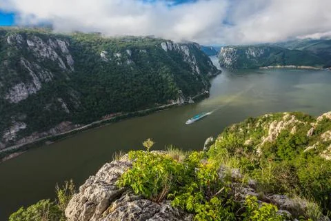 The danube gorges Stock Photos